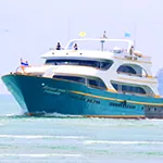 Phuket Ferry is the Best ferry from Phuket to Phi Phi Island departs at 08:30 and 15:00 for the last trip from Phuket. Book Promo Ferry boat Fare 450 ฿ oneway. It is approximately 28 miles and the trip takes 2 hours.
