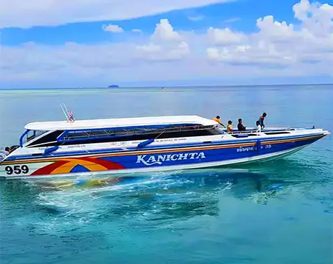 เรือสปีดโบ๊ท จากภูเก็ต ไปเกาะพีพี